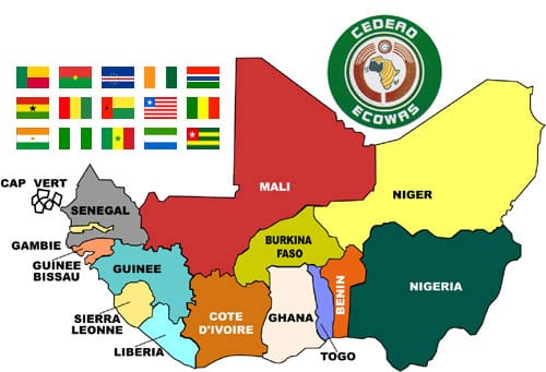 Les pays du CEDEAO