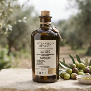 Premium extra virgin olive oil from the Oueslati variety